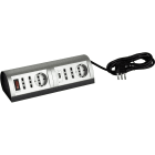 BTICINO - Multipresa da scrivania con 4 prese bipasso 10/16A