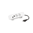 BTICINO - Multiprese per scrivania equipaggiate con prese, caricatori USB e connettori RJ45 MatixGO - 8 moduli - Finitura coperchio: bianco 1508663W