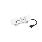BTICINO - Multiprese per scrivania equipaggiate con prese, caricatori USB e connettori RJ45 MatixGO - 8 moduli - Finitura coperchio: bianco