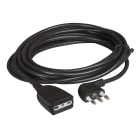 BTICINO - Prolunga domestica 2P+T nero