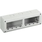 BTICINO - custodia IP40 composta da base e coperchio - 4+4 moduli Màtix