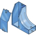 LEGRAND - Curva destra in salita a 90. Altezza: 50 mm 31AGB050G