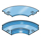 LEGRAND - Curva piana a 90 con coperchio. Altezza: 50 mm