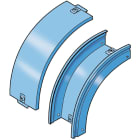 LEGRAND - Curva in discesa a 90 con coperchio. Altezza: 50 mm