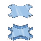 LEGRAND - Incrocio piano completo di coperchio. Altezza: 50 mm