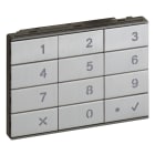 BTICINO - Modulo tastiera aggiuntivo in finitura Alluminio
