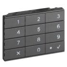 BTICINO - Modulo tastiera aggiuntivo in finitura Nickel