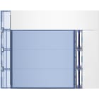 BTICINO - Frontale 3 pulsanti su colonna singola finitura Allwhite