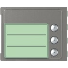 BTICINO - Frontale 3 pulsanti su colonna singola finitura Robur 352035