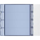 BTICINO - Frontale 4 pulsanti su colonna singola finitura Allwhite