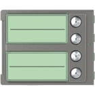 BTICINO - Frontale 4 pulsanti su colonna singola finitura Robur