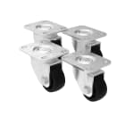 LEGRAND - Kit 4 ruote (2 frontali bloccabili)