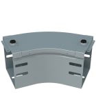 LEGRAND - Curva piana a 45° con coperchio. Altezza: 100 mm