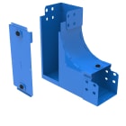 LEGRAND - Curva destra in salita a 90° con variazione di piano. Altezza: 100 mm