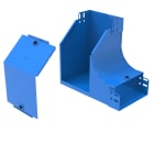 LEGRAND - Curva destra in salita a 90° con variazione di piano. Altezza: 100 mm