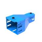 LEGRAND - Adattatore di altezza/larghezza sinistro. Riduzione altezza: da 80 mm a 53 mm. Riduzione larghezza: da 100 mm a 50 mm. 484308