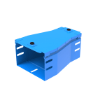 LEGRAND - Riduzione concentrica. Altezza: 100 mm Riduzione: da 200 mm a 150 mm