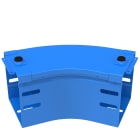 LEGRAND - Curva piana a 45° con coperchio. Altezza: 100 mm