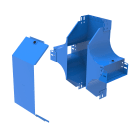 LEGRAND - Incrocio verticale con variazione di piano. Altezza: 100 mm