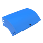 LEGRAND - Curva in discesa a 45° con coperchio. Altezza: 100 mm