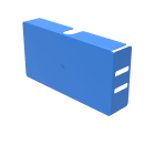 LEGRAND - Testata di chiusura. Altezza: 100 mm