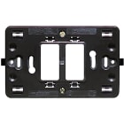 BTICINO - Supporto a 2 posti dotato di graffette per scatola art. 500 500S/23