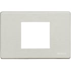 BTICINO - Placca Matix 2 moduli centrati 503/23A/X