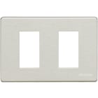 BTICINO - Placca Matix 2 moduli per scatola rettangolare 503/2A/X