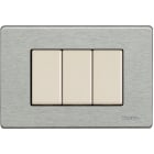 BTICINO - Placca Magic 3 moduli