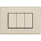 BTICINO - Placca Magic 3 moduli