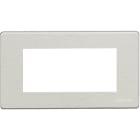 BTICINO - Placca Magic 4 posti per supporto 504SA 504/4A/X