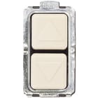 BTICINO - commutatore 1P 16 A 250Vac a doppio tasto 1-0-2 con interblocco 5052N
