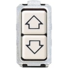 BTICINO - doppio Pulsante 1P NO 10A con frecce indicative