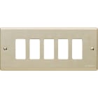BTICINO - Placca Magic 5 posti per supporto 505R