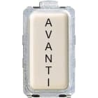 BTICINO - Portalampada opalino serigrafabile 5060/1