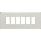 BTICINO - Placca Magic 6 posti per supporto 506LS 506L/6/X