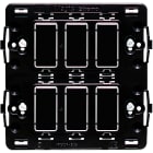 BTICINO - Supporto a 3+3 posti per scatola art. 506E