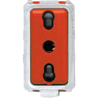 BTICINO - Presa bipasso 10/16 A - 250Vac 2P+T standard italiano 5180R