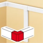 BTICINO - canale portacavi 60x40mm - angolo esterno variabile 85°- 95° 637312