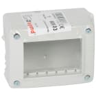 BTICINO - Contenitore da parete plexo vela IP40 - 3 moduli 680603