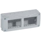 BTICINO - Contenitore da parete plexo vela IP40 - 6 moduli 680606
