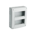 BTICINO - Contenitore da parete plexo vela IP40 - 8 moduli 680609