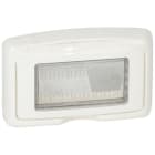 BTICINO - Placca da incasso IP55 plexo vela bianca 4 moduli 680634