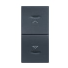 BTICINO - VELA scura - 2 pulsanti NO interbloccati