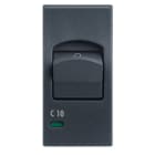 BTICINO - VELA scura - magnetotermico 1P+N 10A 3kA