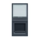 BTICINO - VELA scura - RJ45 toolless UTP cat5E