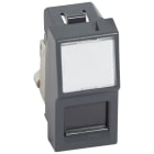 BTICINO - VELA scura - RJ45 toolless STP cat6