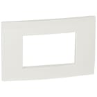 BTICINO - VELA quadra - placca bianco lucido 3 moduli