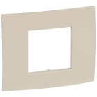 BTICINO - VELA quadra - placca AVORIO 2 moduli