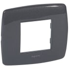 BTICINO - VELA tonda - placca ANTRACITE 4 moduli